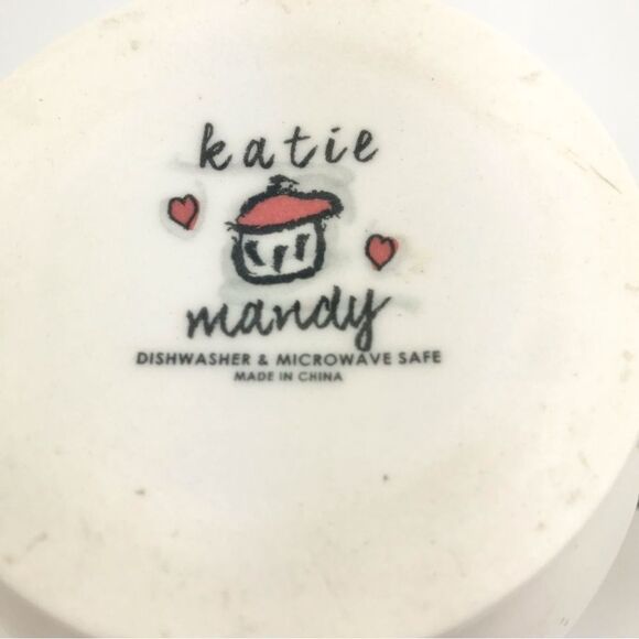 Anthropologie Katie Mandy Black Monogram Initial Letter “B” White Ceramic Mug - Picture 11 of 12